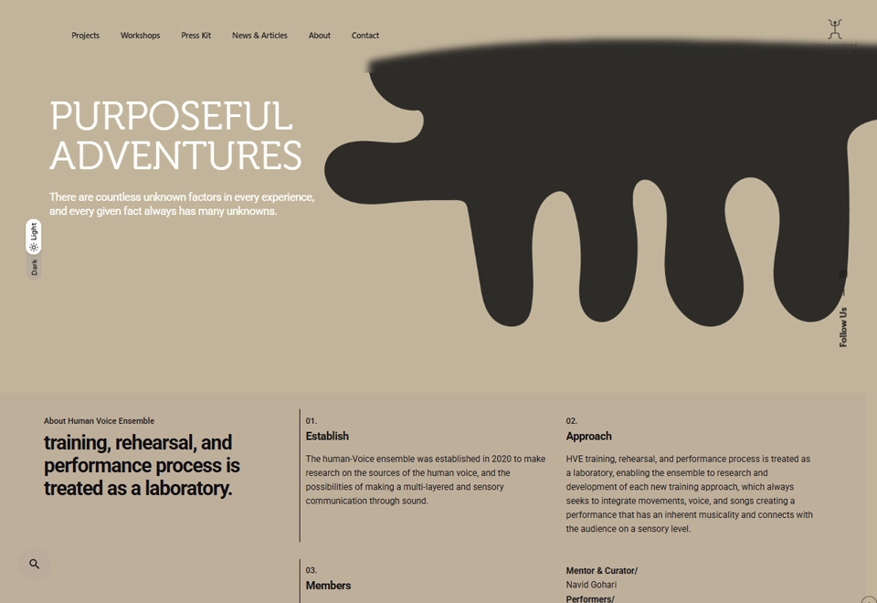 Human Voice Ensemble website